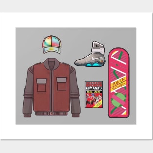 Back to the future 2 gear Posters and Art